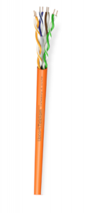 Cat6 uutp pvc Eca 23 awg orange vertical