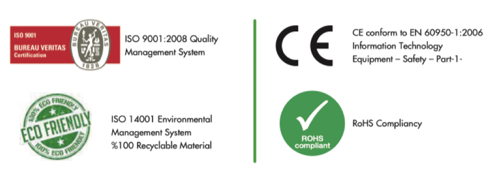 FS Line rack cabinet standards and test references (EN 61587-1, IEC 60529, ISO 9227)