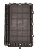 High-capacity inline splice closure for fibre distribution networks