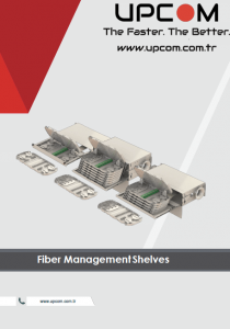 Fiber Optic Management Shelves