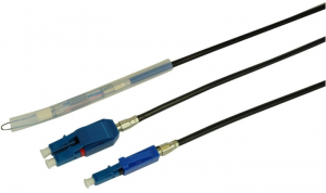 Examples of pushable fiber assemblies