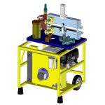 hidrofok cable blowing machine on wheels