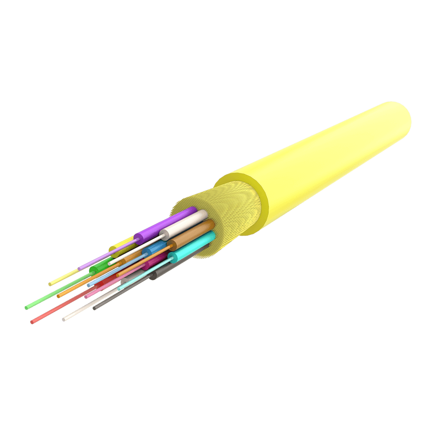 12 fiber indoor mini breakout cable cross section