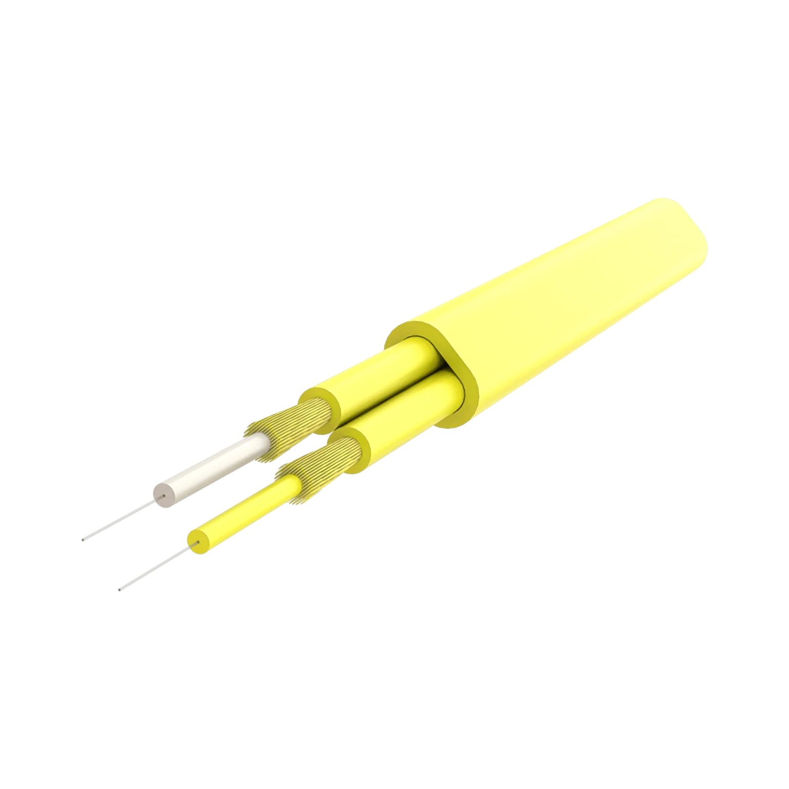 Tight buffer flat duplex cable
