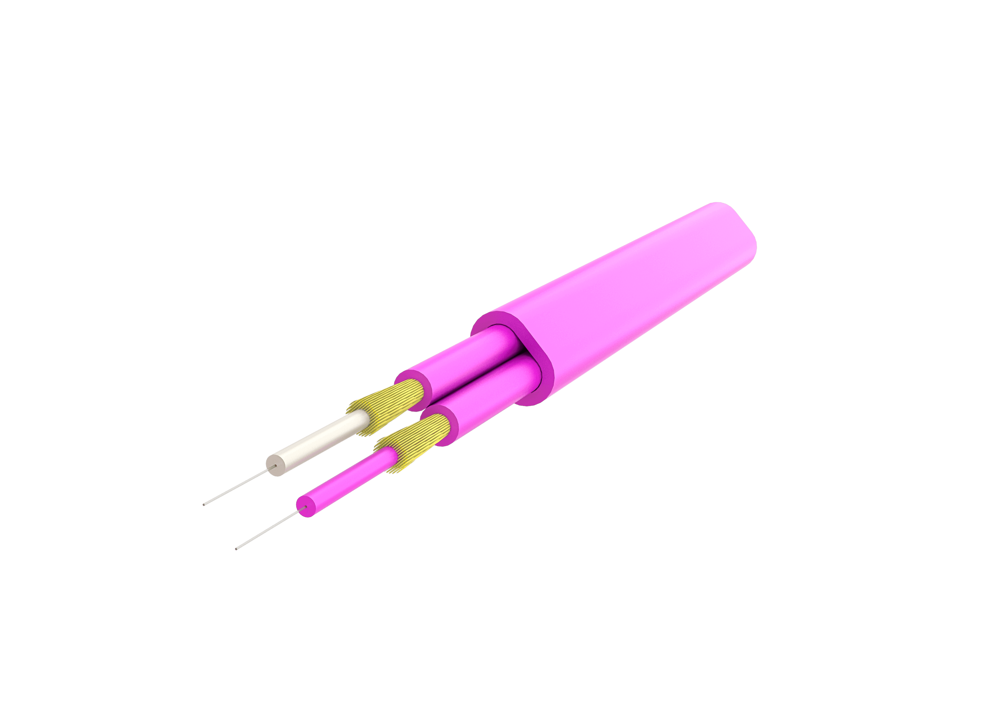 patch cable duplex purple