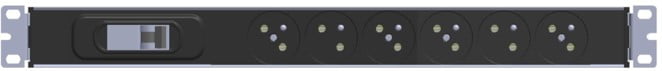 UP-FR-PDU-19IN-CB-1U-6P