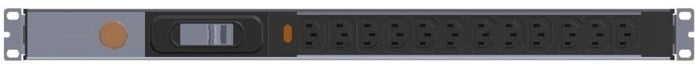 12-Outlet C13 Protected PDU - UP-PRT-PDU-1U-12XC13-16A-CB-VL