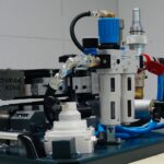 MiniFOK Cable Blowing Machine air motor view.