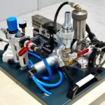 MiniFOK Cable Blowing Machine view from side.