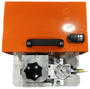 elektrofok cable blowing machine view from top