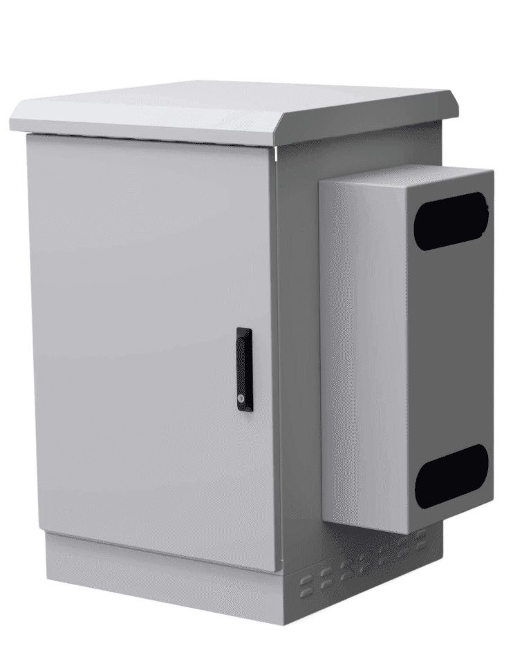 Outdoor telecom cabinet with AC