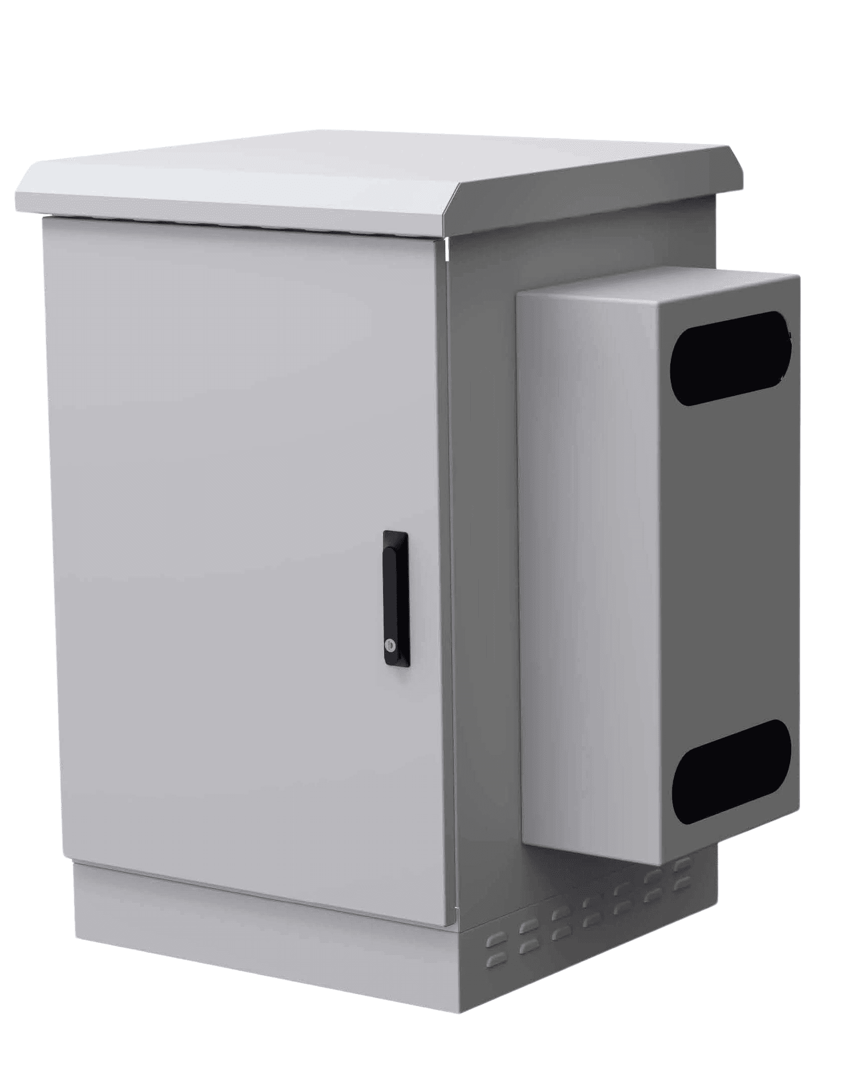 Outdoor telecom cabinet with AC