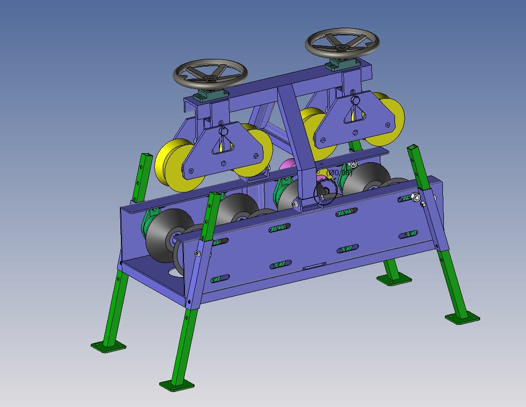 Cable pushing machine accessory for supporting cable installation operations