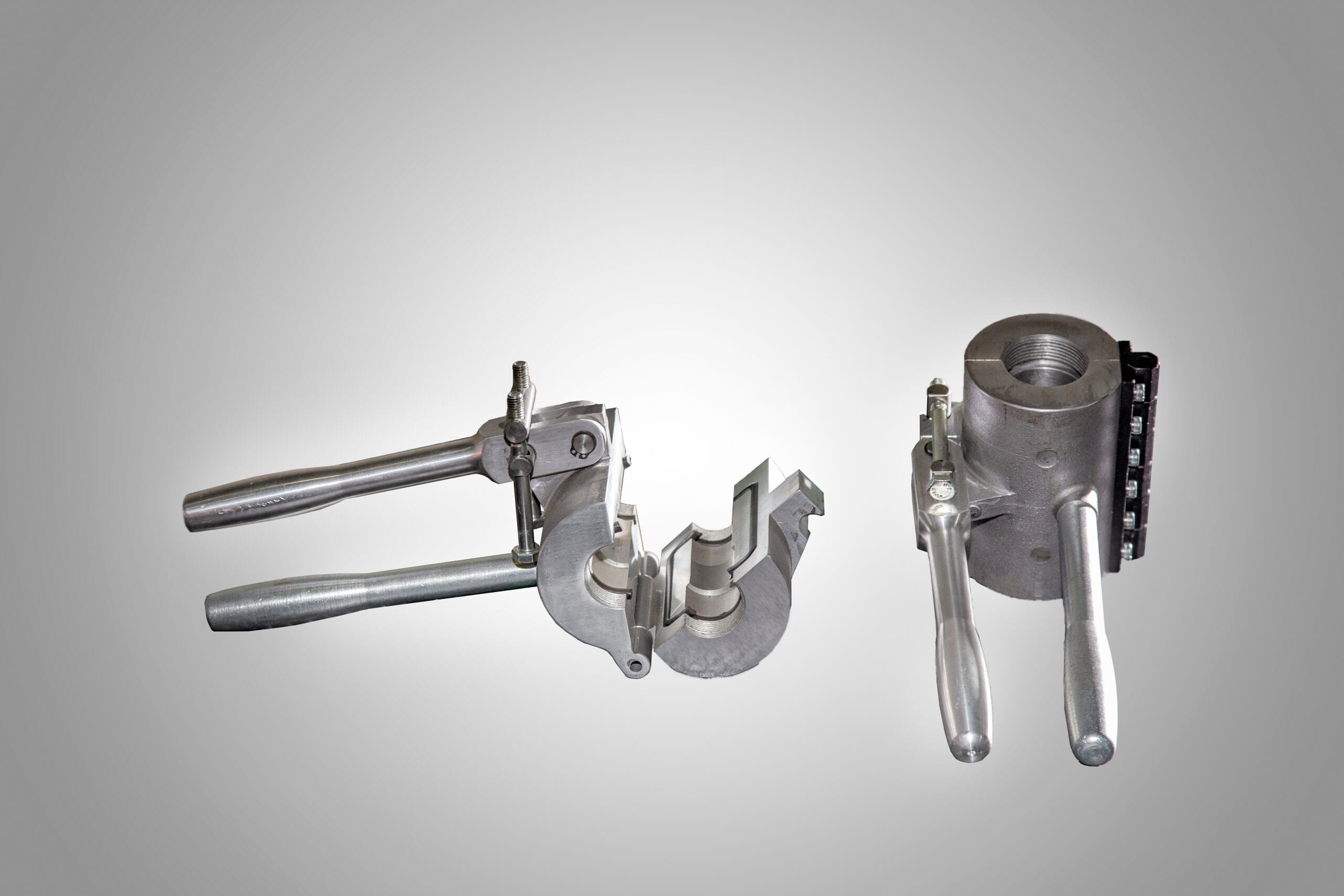 Quick coupler detail for joining two ducts in the field