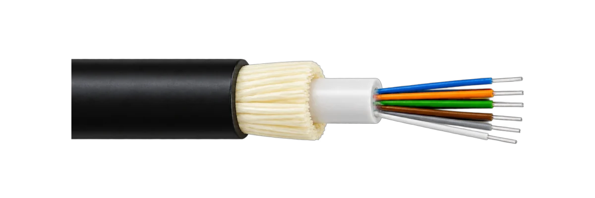 CLT Non-Metallic Armored Fiber Optic Cable — A-DQ(BN)2Y-CLT