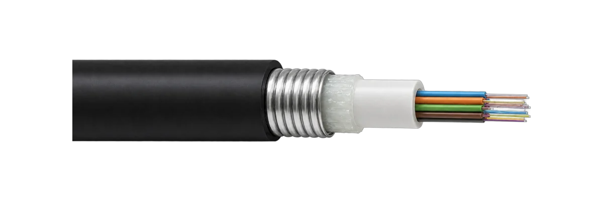 Central loose tube metallic armored A-DQ(ZN)(SR)2Y