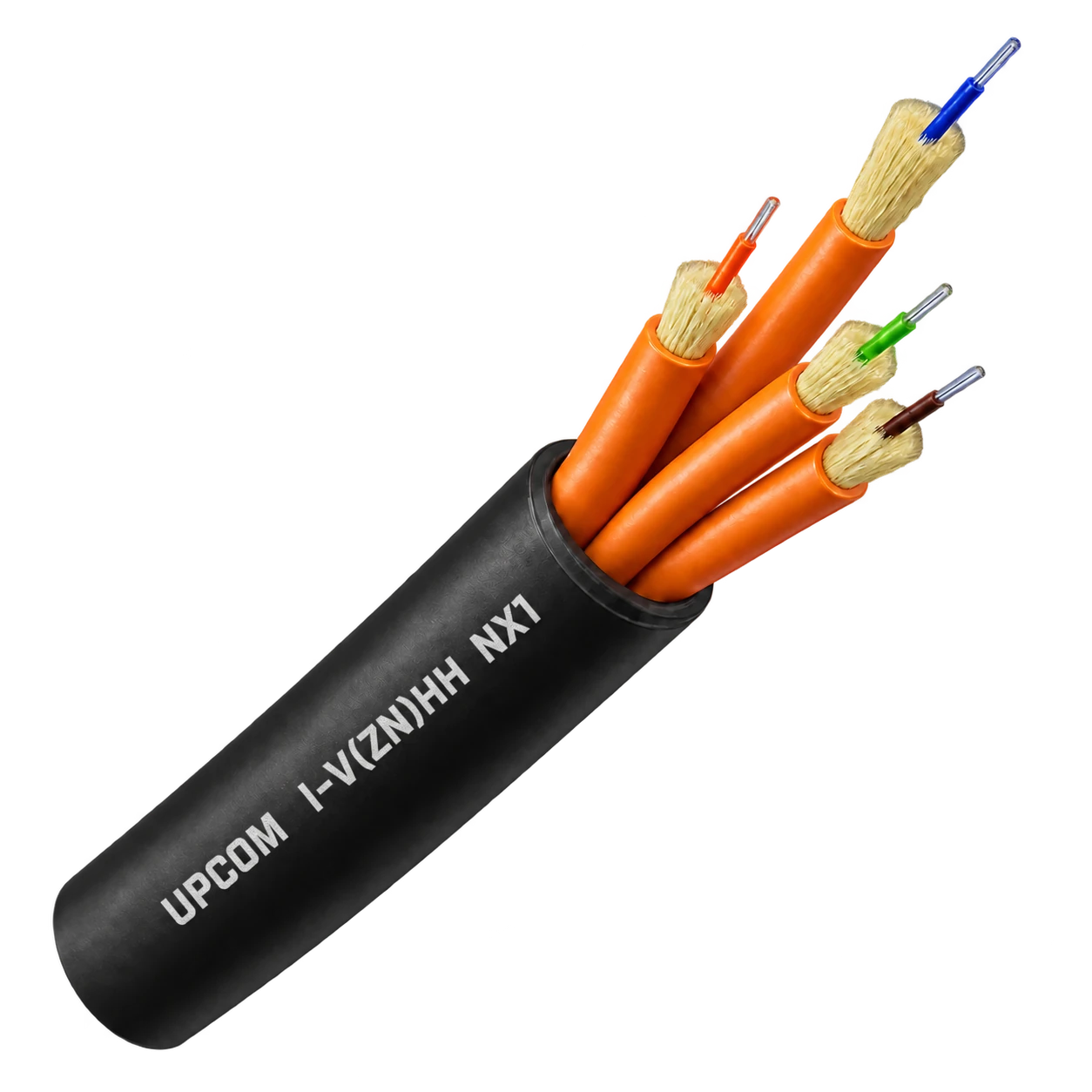 I-V(ZN)HH NX1 tight buffer breakout fiber cable for indoor riser and horizontal installation